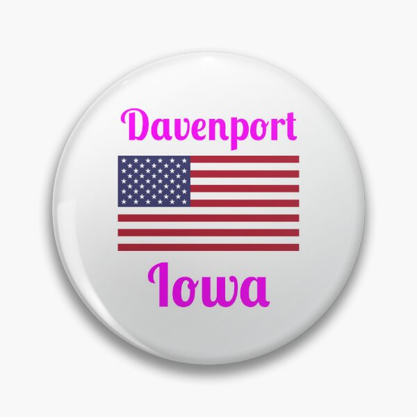 Item preview, Davenport Iowa - Stylish Prints, designed and sold by Fleetwood1994.