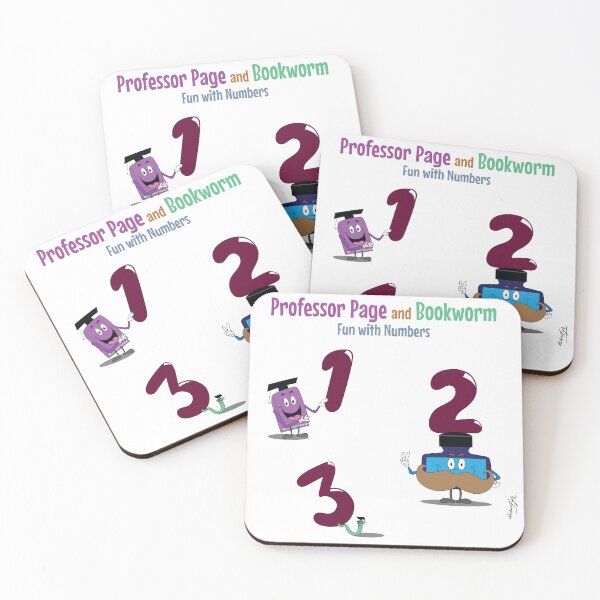 Item preview, Professor Page and Bookworm - Fun with Numbers designed and sold by rahuliyer.