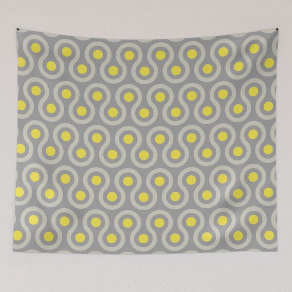Item preview, Geometric Pattern: Looped Circles: Winter designed and sold by Red Wolf.