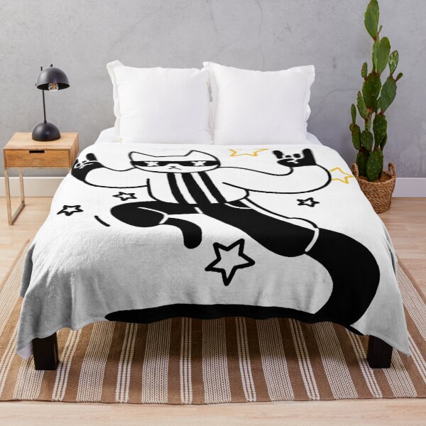 Item preview, Cool Rock Star Cat Cartoon Design designed and sold by zzz888.