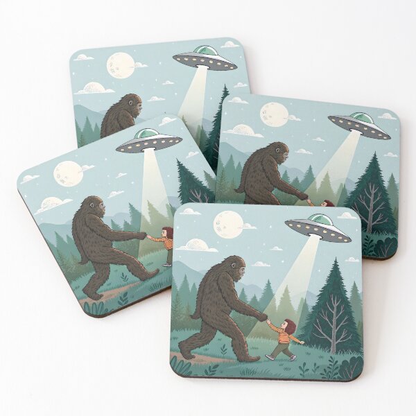 Item preview, Bigfoot & Alien designed and sold by Nawastyle.