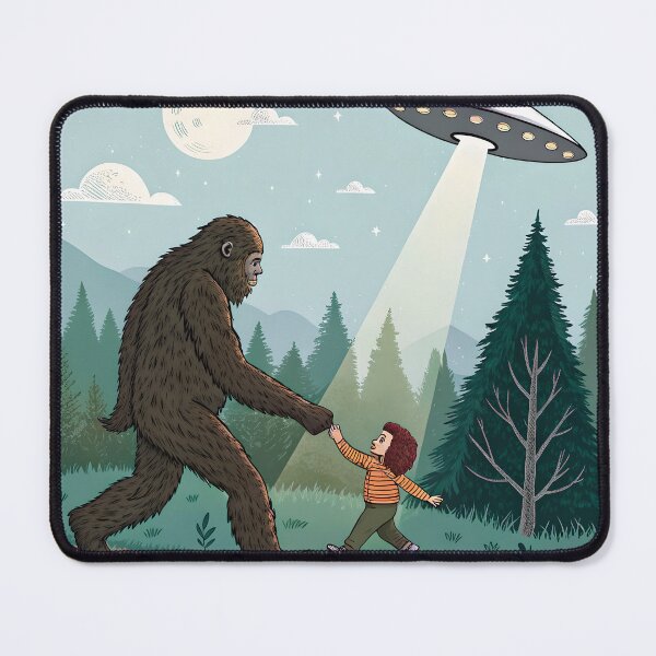 Item preview, Bigfoot & Alien designed and sold by Nawastyle.