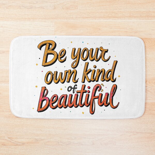 Item preview, Affirm Your Unique Beauty - Inspiring and Positive Design for Fashion, Decor and Accessories Redbubble designed and sold by latelierdechris.
