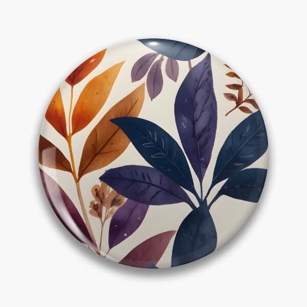 Artikelvorschau, Wo Blätter Geschichten erzählen, Herbst inspirierte minimalistische Natur, Aquarell botanisches nahtloses Muster, moderne Boho-Herbstblätter entworfen und verkauft von Kintsugi99.