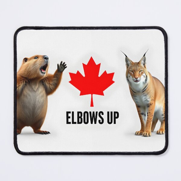 Item preview, Elbows Up Beaver & Lynx designed and sold by SketchandPerch.