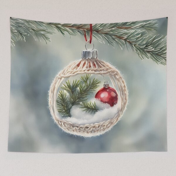 Item preview, Cozy Christmas Bauble designed and sold by CalmnessbyChoice.