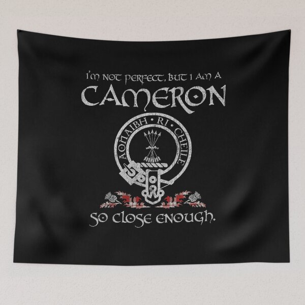 Item preview, Cameron Hose clan Scottish surname crest badge motto tartan sporran kilt men women designed and sold by Clan1093.