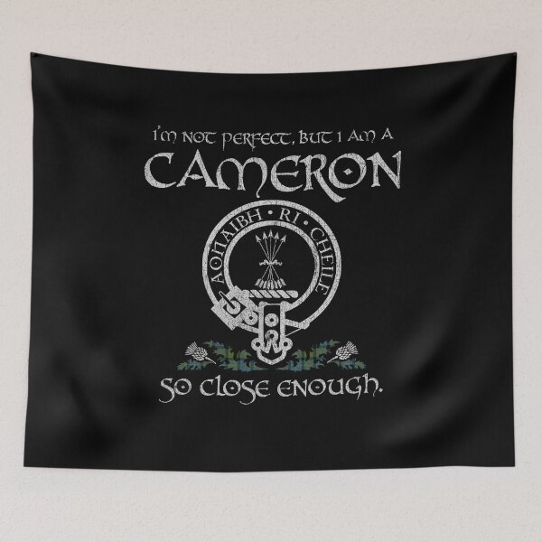 Item preview, Cameron of Erracht clan Scottish surname crest badge motto tartan sporran kilt men women designed and sold by Clan1093.