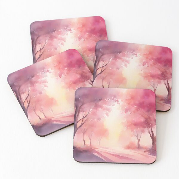 Item preview, Pink Silhouette Pathway at Dawn designed and sold by CalmnessbyChoice.