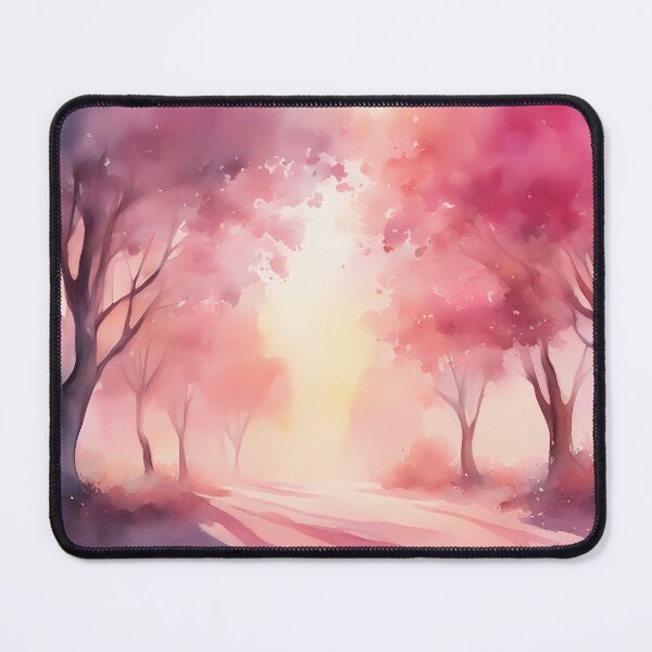 Item preview, Pink Silhouette Pathway at Dawn designed and sold by CalmnessbyChoice.