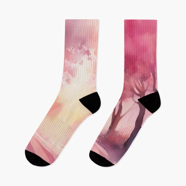 Item preview, Pink Silhouette Pathway at Dawn designed and sold by CalmnessbyChoice.