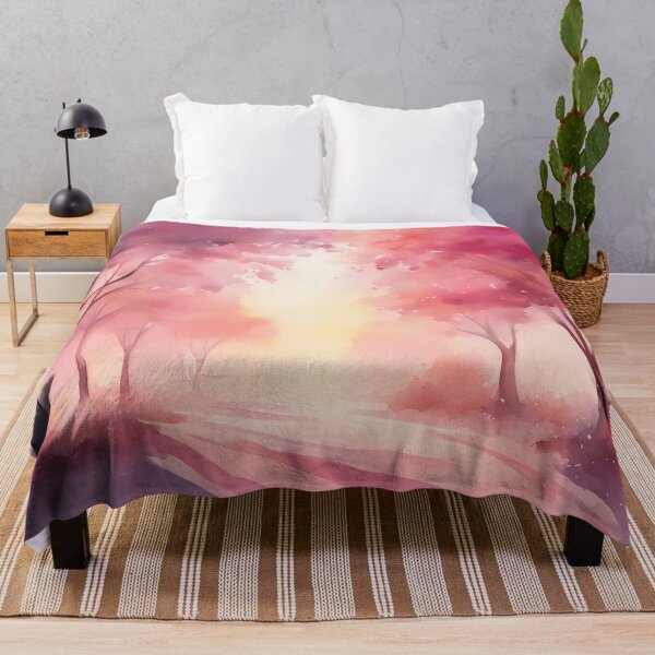 Item preview, Pink Silhouette Pathway at Dawn designed and sold by CalmnessbyChoice.