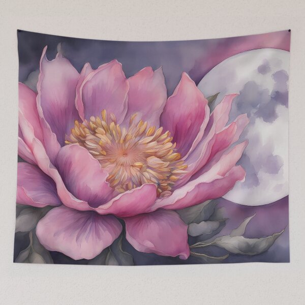 Item preview, Pink Moon Flower designed and sold by CalmnessbyChoice.