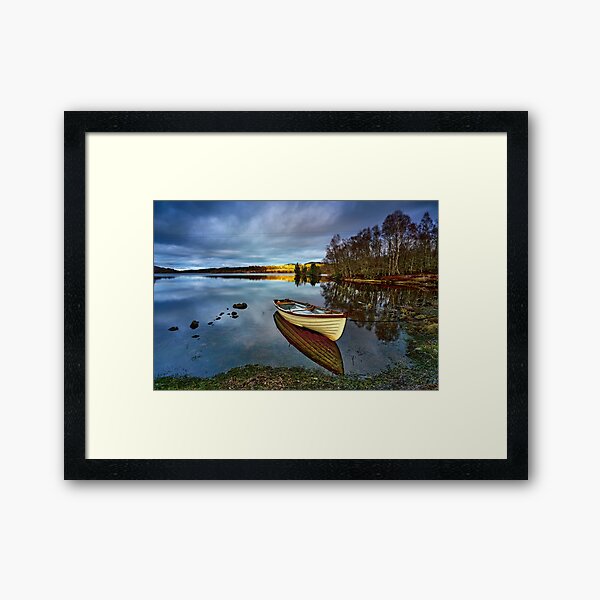 Item preview, The loan boat on Lochan shore designed and sold by Theonebespoke.