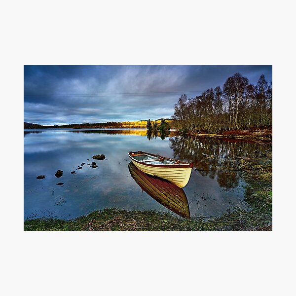 Item preview, The loan boat on Lochan shore designed and sold by Theonebespoke.