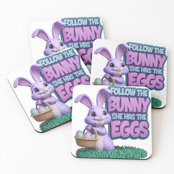 Item preview, Follow the Bunny She has the Eggs designed and sold by leshewle.