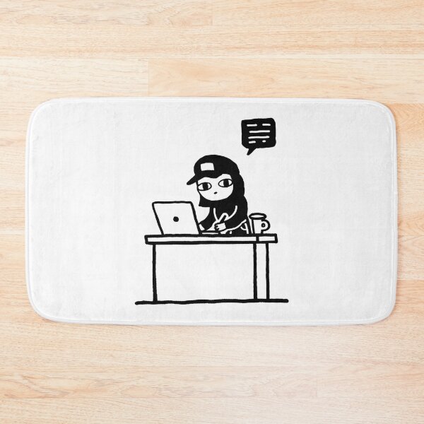 Item preview, Minimalist Working Character Desk Design designed and sold by zzz888.