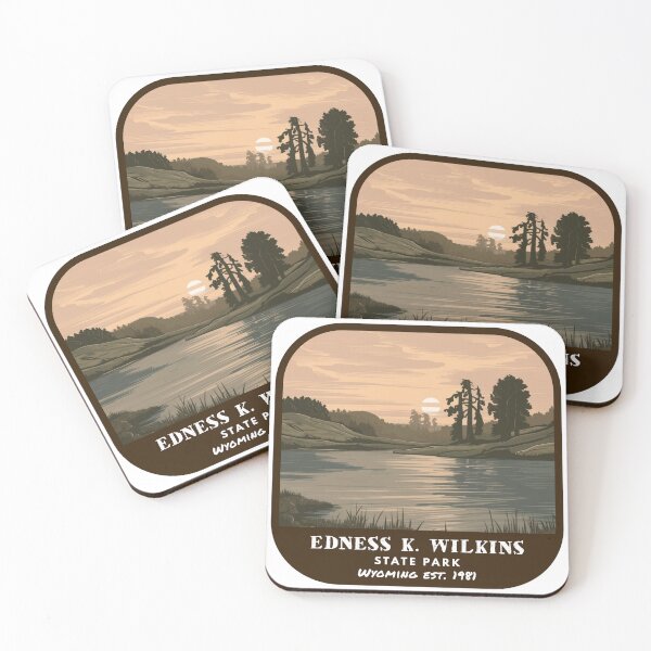 Item preview, Vintage Edness K. Wilkins State Park (Wyoming State Park) designed and sold by RabbitK.