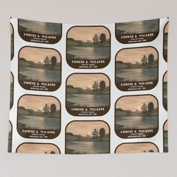 Item preview, Vintage Edness K. Wilkins State Park (Wyoming State Park) designed and sold by RabbitK.