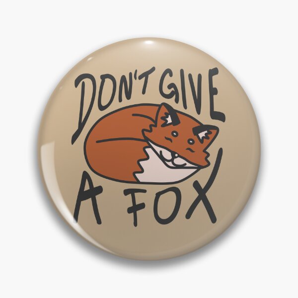 Item preview, Don't Give a Fox - Cute Sleeping Fox Pun designed and sold by simple-goose.