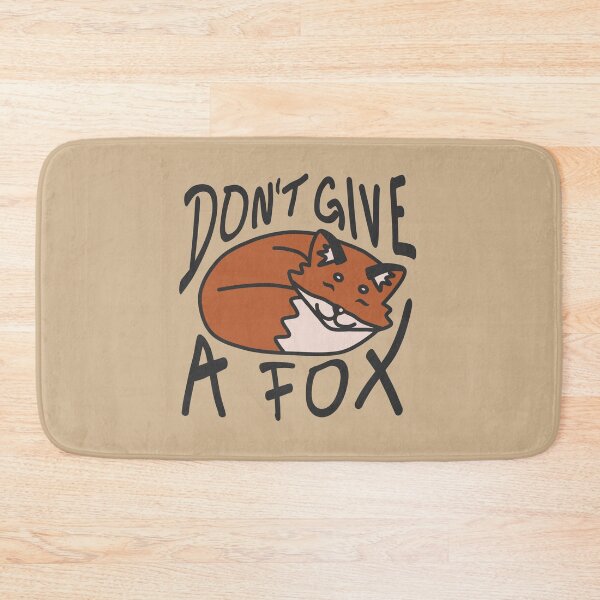Item preview, Don't Give a Fox - Cute Sleeping Fox Pun designed and sold by simple-goose.