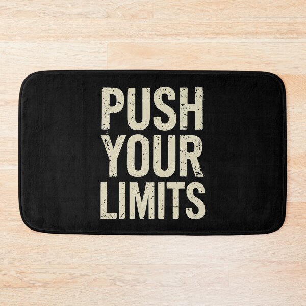 Item preview, Push Your Limits Motivational Gym designed and sold by Taans-Creation.