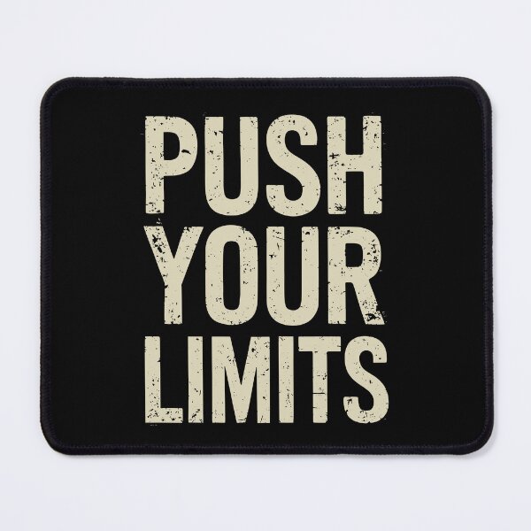 Item preview, Push Your Limits Motivational Gym designed and sold by Taans-Creation.