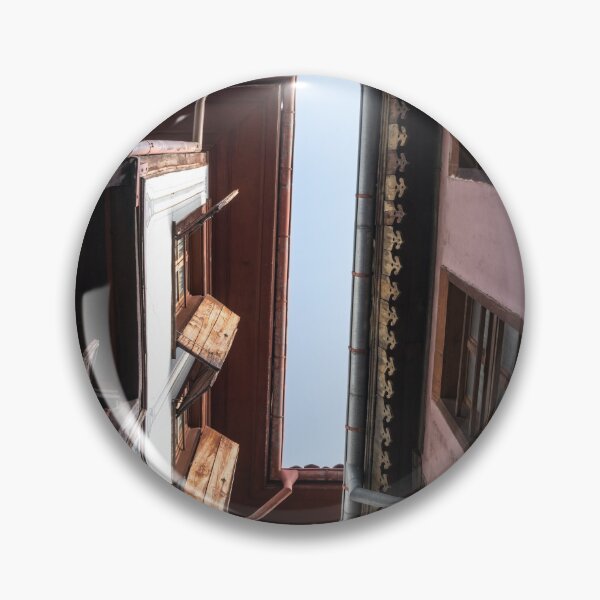 Item preview, Warm Wood and Angles - Renaissance Houses in Old Town Plovdiv Bulgaria designed and sold by Georgia Mizuleva.