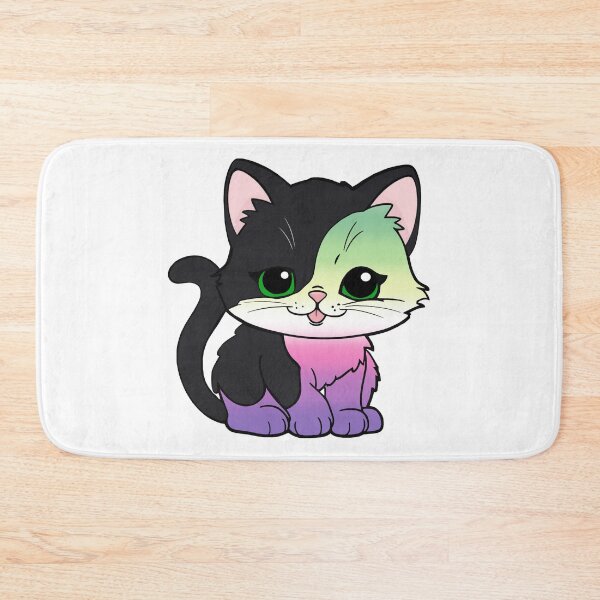 Item preview, Kawaii Genderfae Cat – Genderfae Pride Cute Design designed and sold by Travelslightly.
