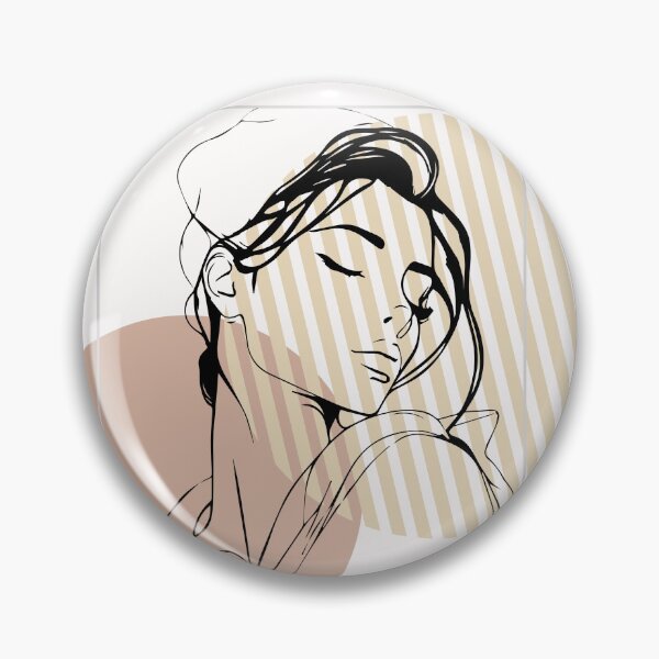 Item preview, Aesthetic Female Line Art designed and sold by Digiartzone.