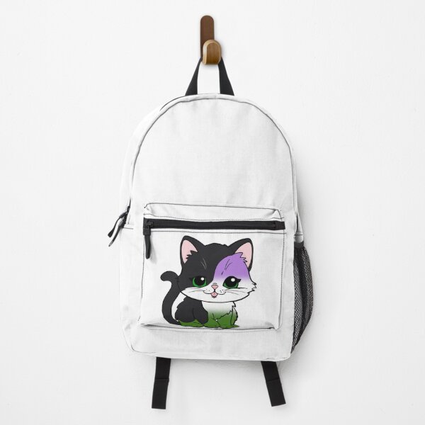 Item preview, Kawaii Genderqueer Cat – Genderqueer Pride Cute Design designed and sold by Travelslightly.