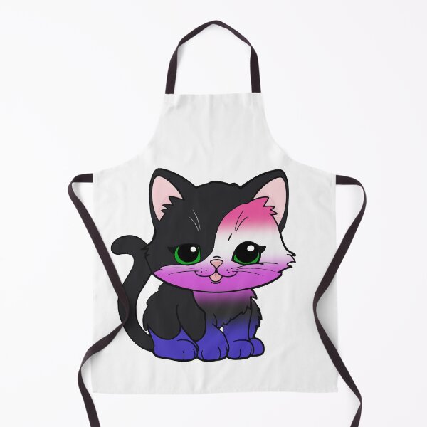 Item preview, Kawaii Genderfluid Cat – Genderfluid Pride Cute Design designed and sold by Travelslightly.