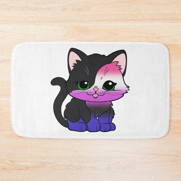 Item preview, Kawaii Genderfluid Cat – Genderfluid Pride Cute Design designed and sold by Travelslightly.