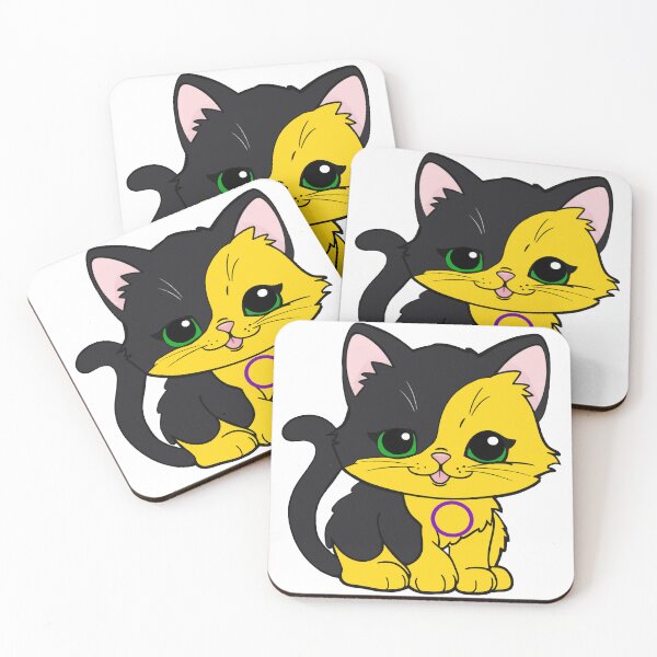 Item preview, Kawaii Intersex Cat – Intersex Pride Cute Design designed and sold by Travelslightly.