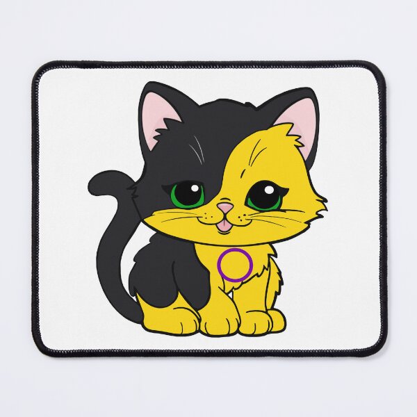 Item preview, Kawaii Intersex Cat – Intersex Pride Cute Design designed and sold by Travelslightly.