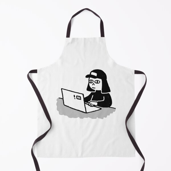 Item preview, Focused Computer User Minimalist Illustration designed and sold by zzz888.