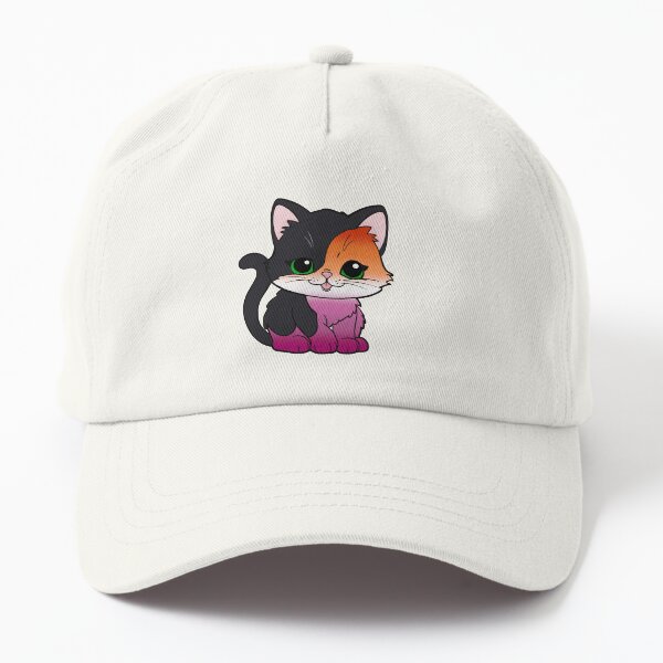 Aperçu de l'œuvre Chatte lesbienne kawaii – Motif mignon de fierté lesbienne créée et vendue par Travelslightly.