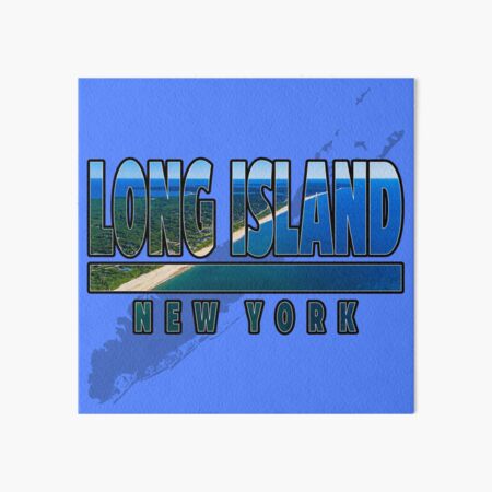 Artikel-Vorschau von Long Island, New York Beach mit Staatsumriss, designt und verkauft von JamesLimborg.