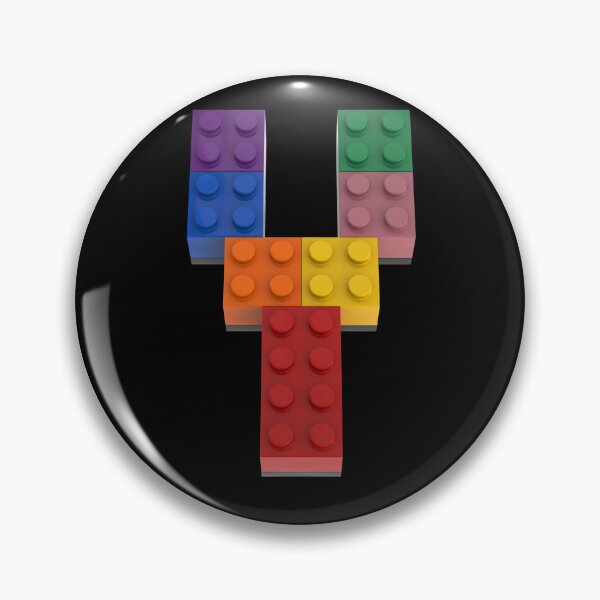 Item preview, Letter Y brick tee for all Master Builders designed and sold by Brickification.