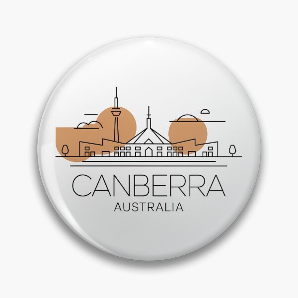 Item preview, Canberra Skyline – Minimalist Australia Design designed and sold by pod24.