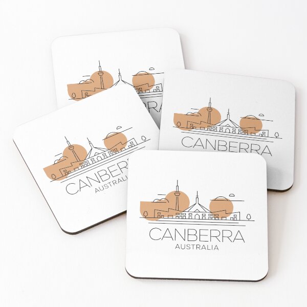 Item preview, Canberra Skyline – Minimalist Australia Design designed and sold by pod24.