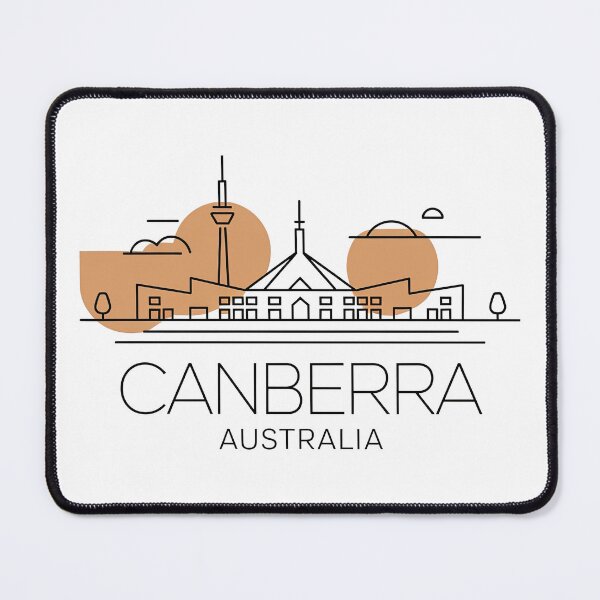 Item preview, Canberra Skyline – Minimalist Australia Design designed and sold by pod24.