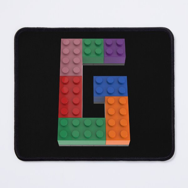 Item preview, Letter G brick tee for all Master Builders designed and sold by Brickification.