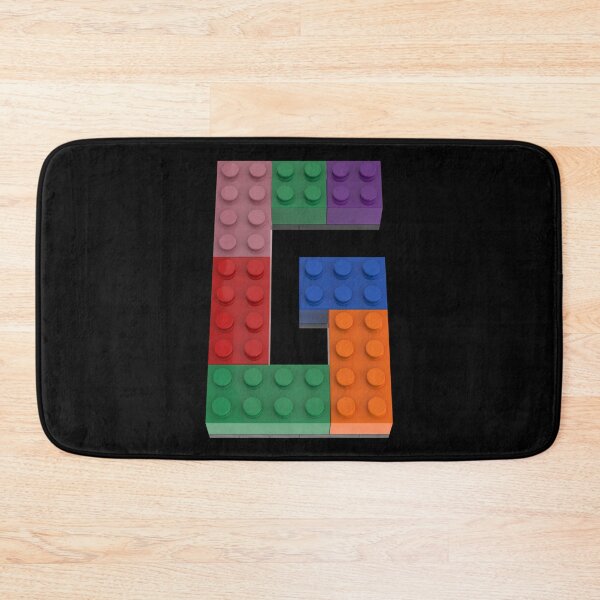 Item preview, Letter G brick tee for all Master Builders designed and sold by Brickification.