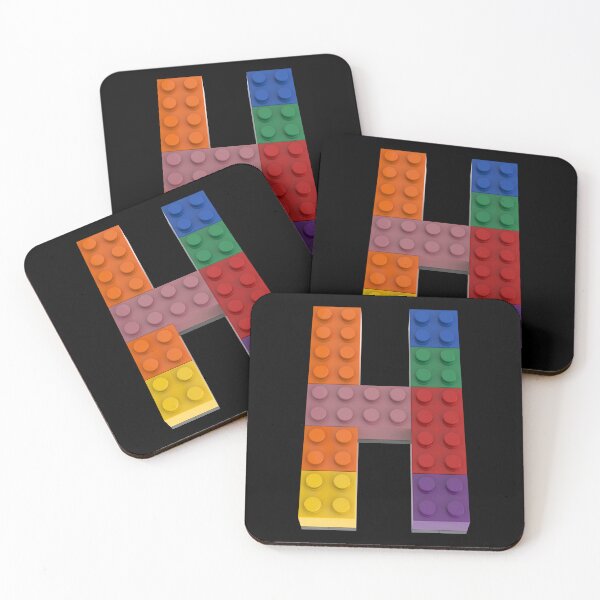 Item preview, Letter H brick tee for all Master Builders designed and sold by Brickification.