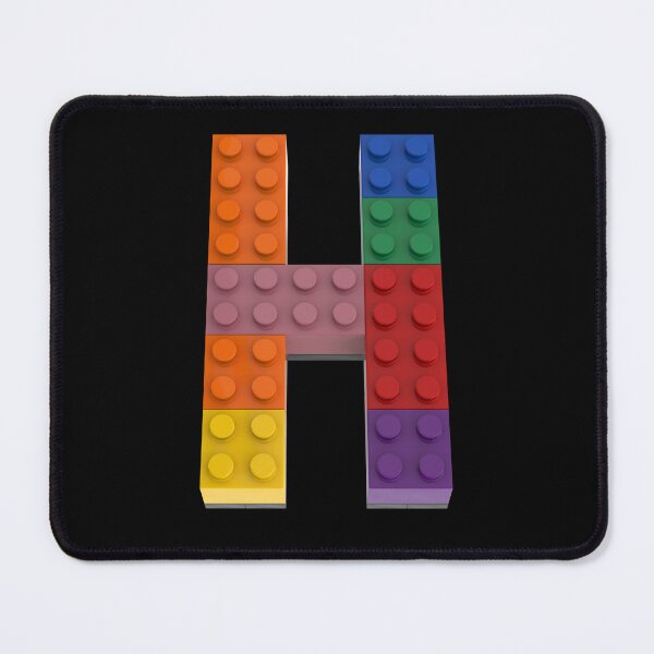 Item preview, Letter H brick tee for all Master Builders designed and sold by Brickification.