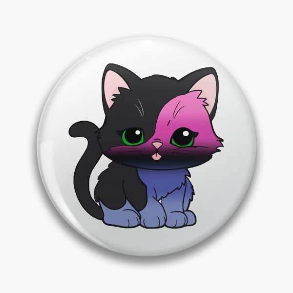 Item preview, Kawaii Omnisexual Cat – Omnisexual Pride Cute Design designed and sold by Travelslightly.