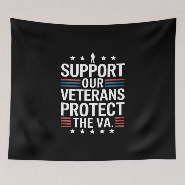 Item preview, Support our Veterans protect And The VA Protest Designs designed and sold by love3617.