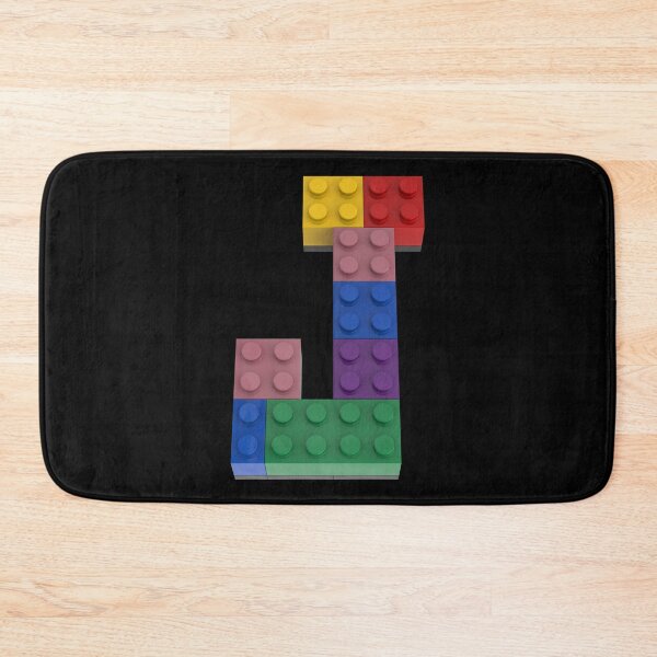 Item preview, Letter J brick tee for all Master Builders designed and sold by Brickification.