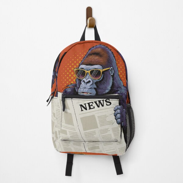 Item preview, Newspaper-Loving Gorilla designed and sold by store-wasabi.